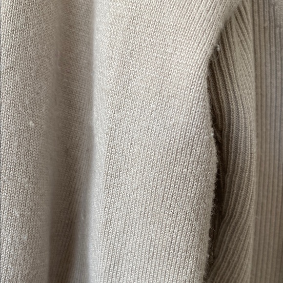 Premise Beige Zip-Up Cardigan Size Medium - Picture 8 of 11